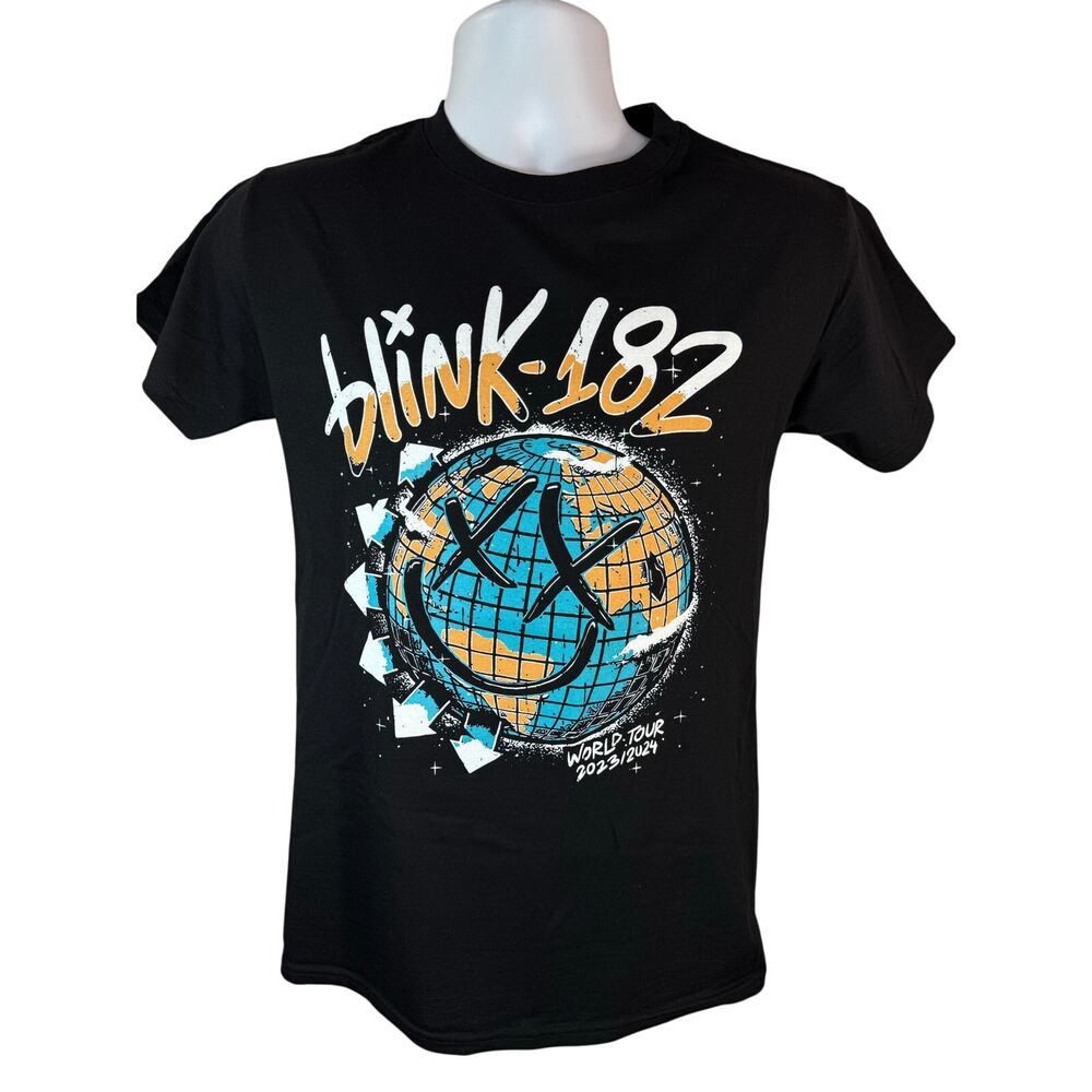 BLINK-182 2023-2024 World Tour Graphic Tee — Men's Small